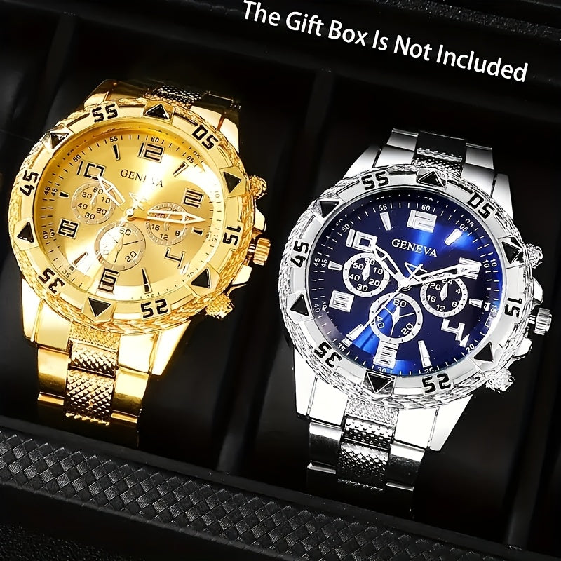 3pcs Fashion Men's Quartz Watch