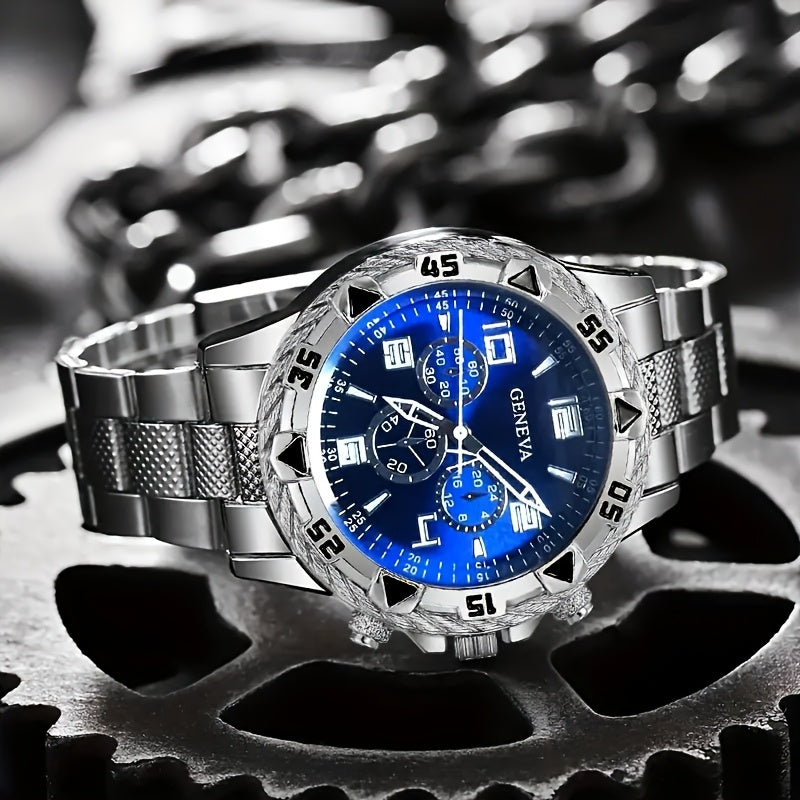 3pcs Fashion Men's Quartz Watch