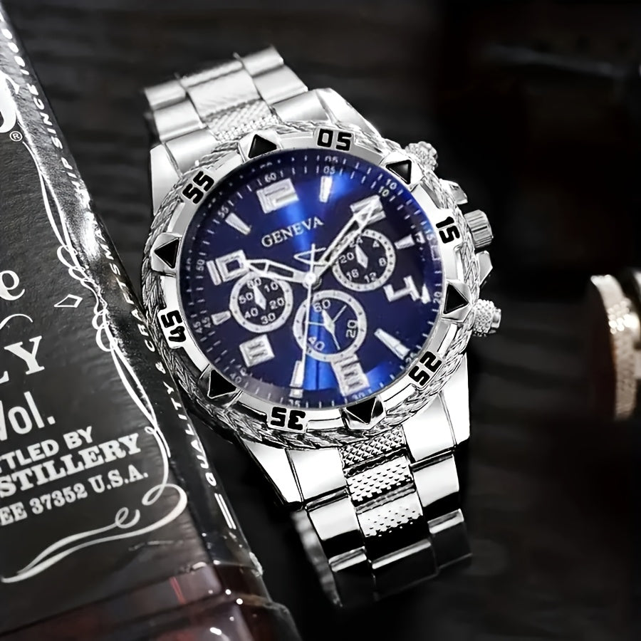 3pcs Fashion Men's Quartz Watch