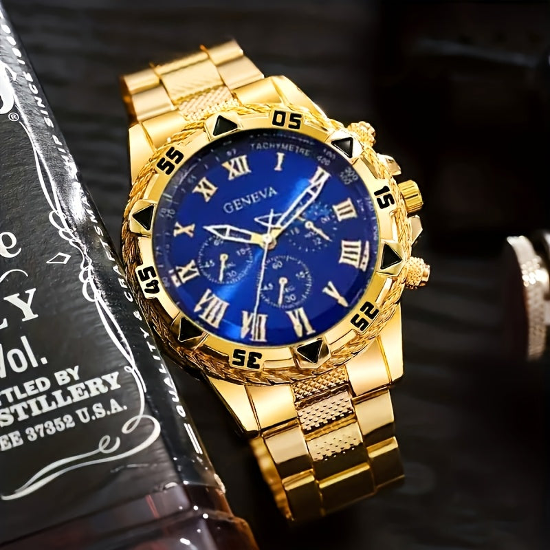 3pcs Fashion Men's Quartz Watch