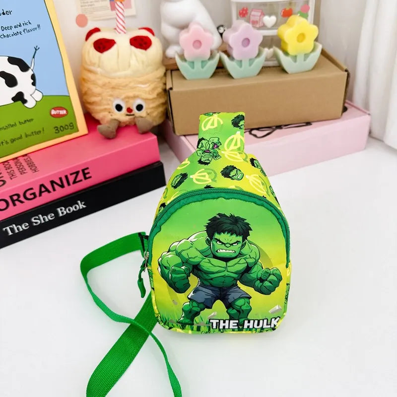 Marvel SpiderMan Crossbody Bag SpiderMan Children's Chest Pack Coin Purse Anime SpiderMan Shoulder Bags Messenger Bag Kids Gifts - Osila Store