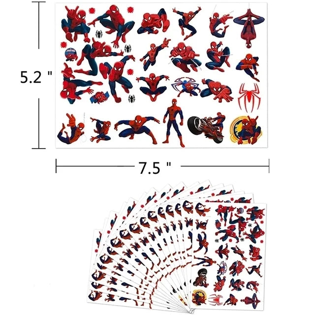 Disney Spiderman Children's Watch Anime Figures Student Quartz Watch Avenger Toys Spiderman Leather Strap Wristwatches Gifts - Osila Store