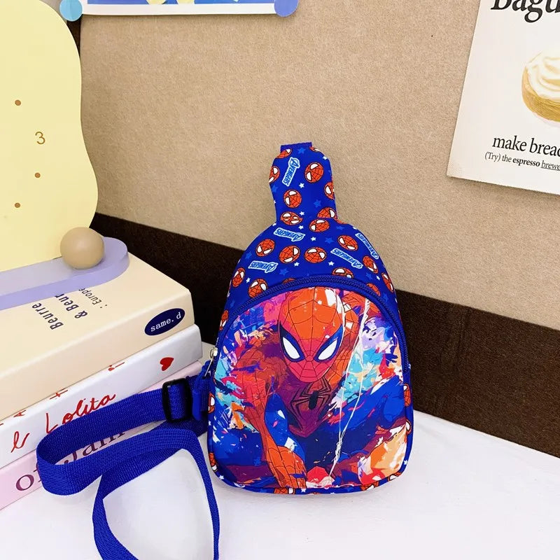 Marvel SpiderMan Crossbody Bag SpiderMan Children's Chest Pack Coin Purse Anime SpiderMan Shoulder Bags Messenger Bag Kids Gifts - Osila Store