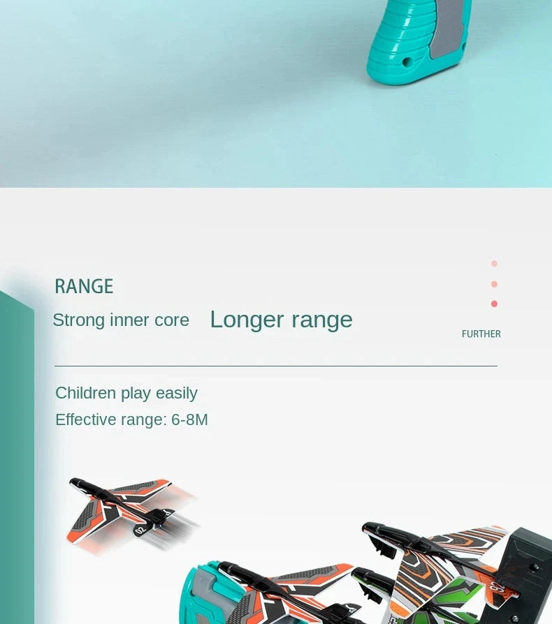 Children's Toy for Boys 3 to 5 Years Ejection Aircraft Shooting Game Outdoor Parent-child Sport Toys Kids Aircraft Set Plane Toy - Osila Store