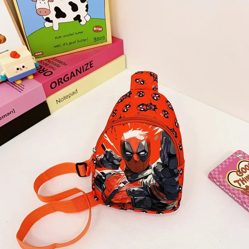 Marvel SpiderMan Crossbody Bag SpiderMan Children's Chest Pack Coin Purse Anime SpiderMan Shoulder Bags Messenger Bag Kids Gifts - Osila Store
