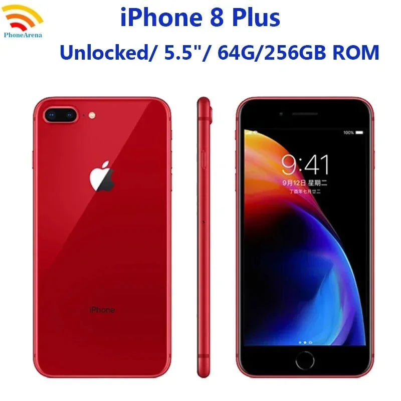 Apple iphone 8 plus 4g ios Smartphone 5.5 inch Screen 256GB ROM 2675 Battery All Colours in Good Condition used phone - Osila Store