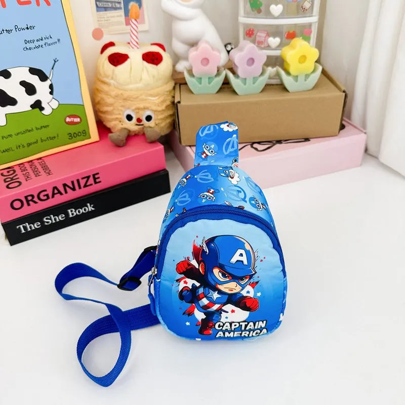 Marvel SpiderMan Crossbody Bag SpiderMan Children's Chest Pack Coin Purse Anime SpiderMan Shoulder Bags Messenger Bag Kids Gifts - Osila Store