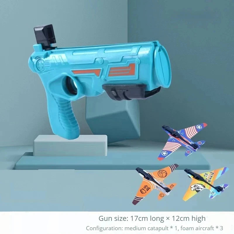 Children's Toy for Boys 3 to 5 Years Ejection Aircraft Shooting Game Outdoor Parent-child Sport Toys Kids Aircraft Set Plane Toy - Osila Store